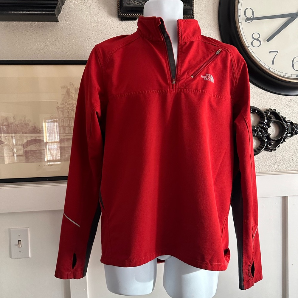 North Face Quarter Zip Jacket Sz M